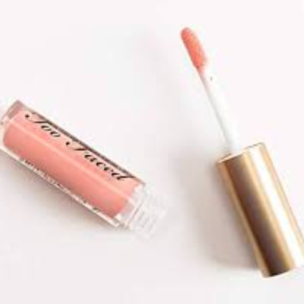 NEW Too Faced Lip Gloss Naked Dolly
